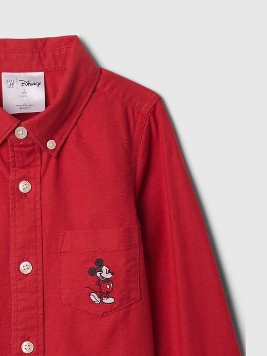 L'image numéro 3 présente Chemise oxford Gap × Disney Mickey Mouse pour Bébé