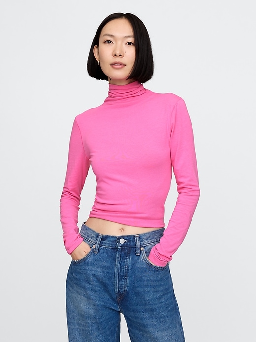 Image number 1 showing, Featherweight Turtleneck