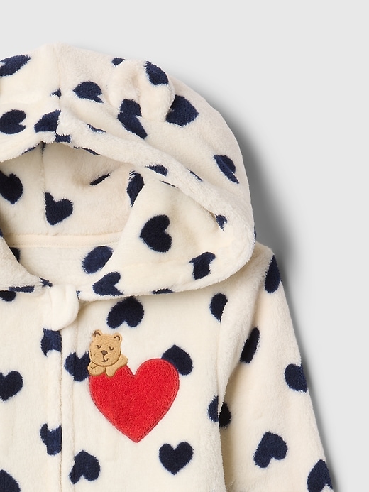 L'image numéro 3 présente Une-pièce en Sherpa recyclé à motif d’ourson babyGap