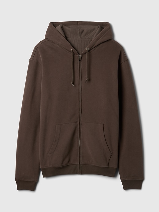 Image number 5 showing, Vintage Soft Waffle-Lined Zip Hoodie