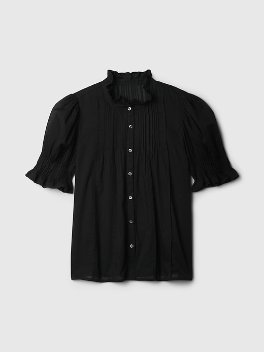 Image number 4 showing, Pintuck Ruffle Shirt