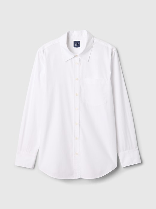 Image number 5 showing, Organic Cotton Poplin Long Shirt