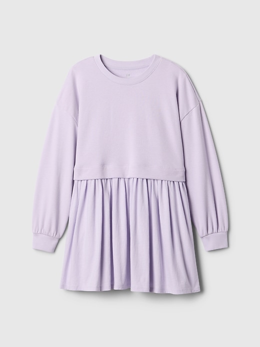 Image number 3 showing, Kids 2-in-1 Vintage Soft Sweatshirt Dress