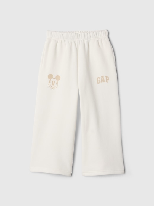 L'image numéro 1 présente Pantalon en coton ouaté Vintage doux à motif de personnage Gap × Disney pour bébé