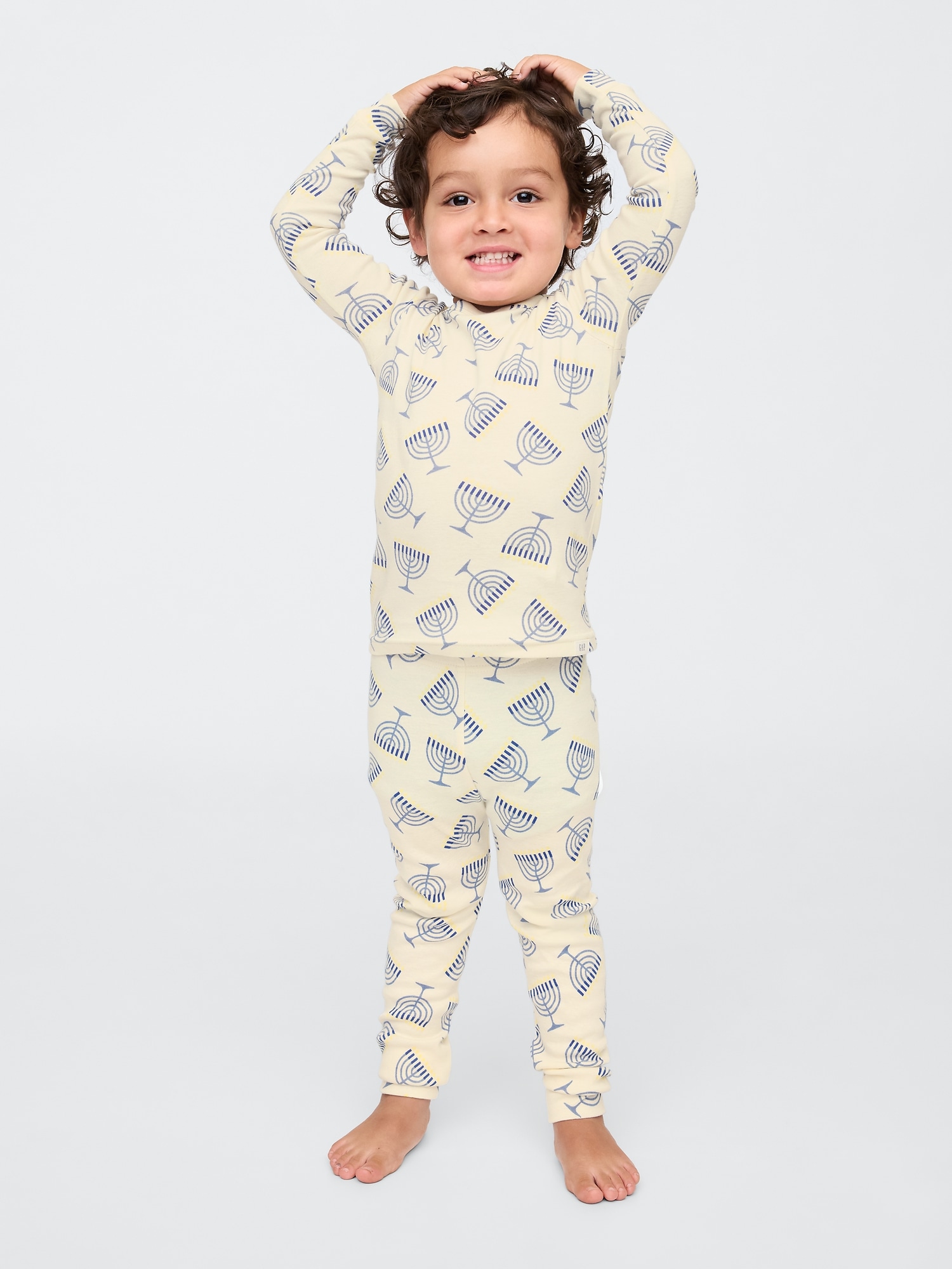 Pyjama à motif des Fêtes en coton biologique babyGap