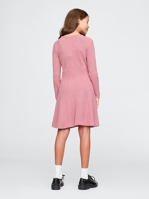 Image number 2 showing, Kids CashSoft Rib Sweater Dress