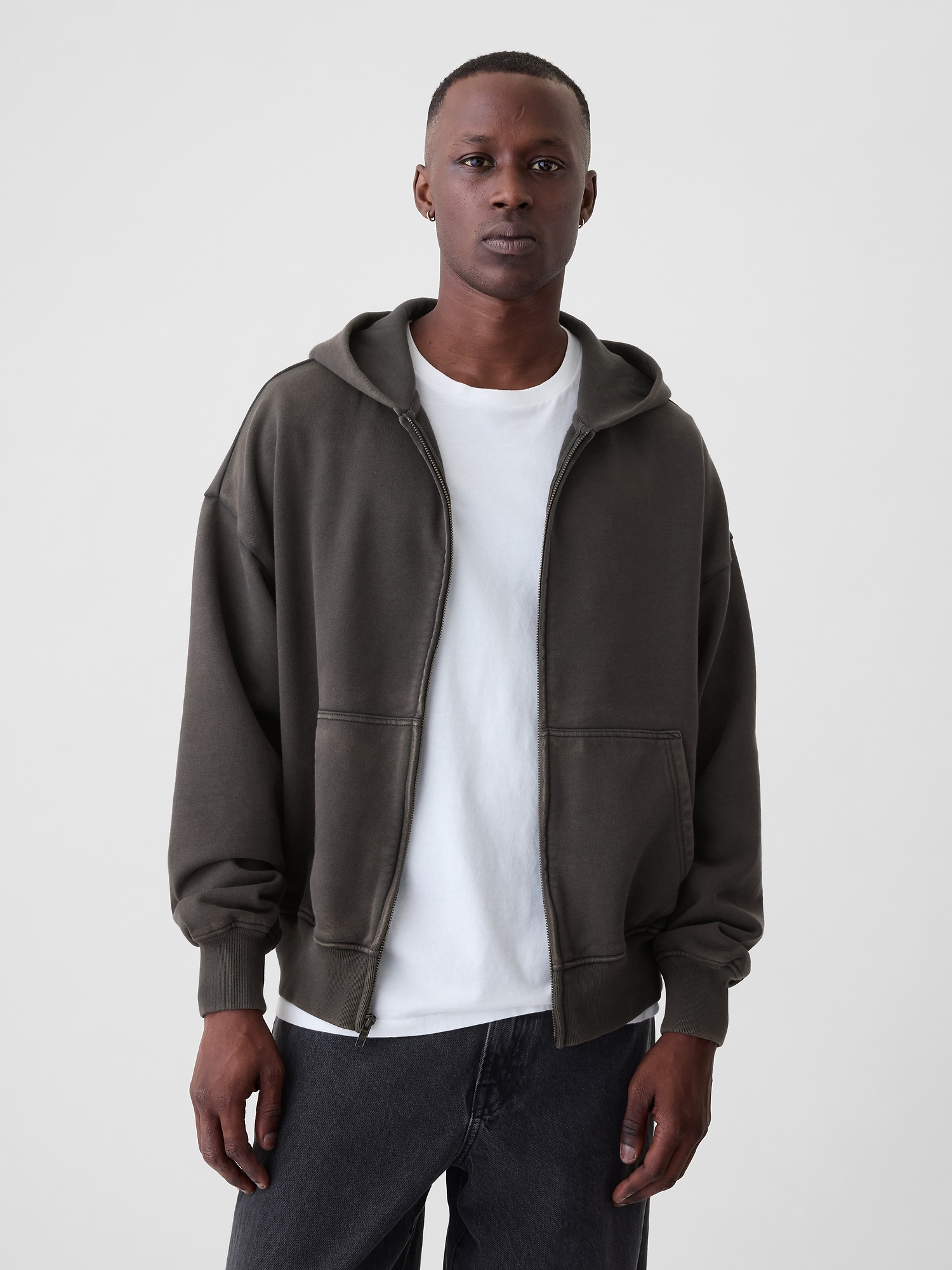 Heavyweight zip up hoodies online