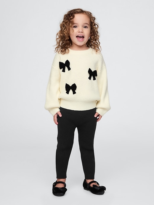 Image number 1 showing, babyGap CashSoft Rib Sweater Leggings