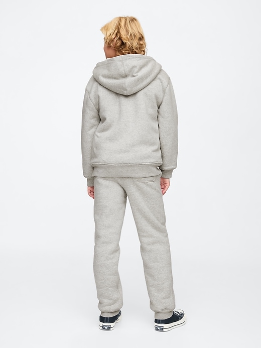 L'image numéro 2 présente Pantalon de jogging Vintage doux à doublure en Sherpa pour Enfant