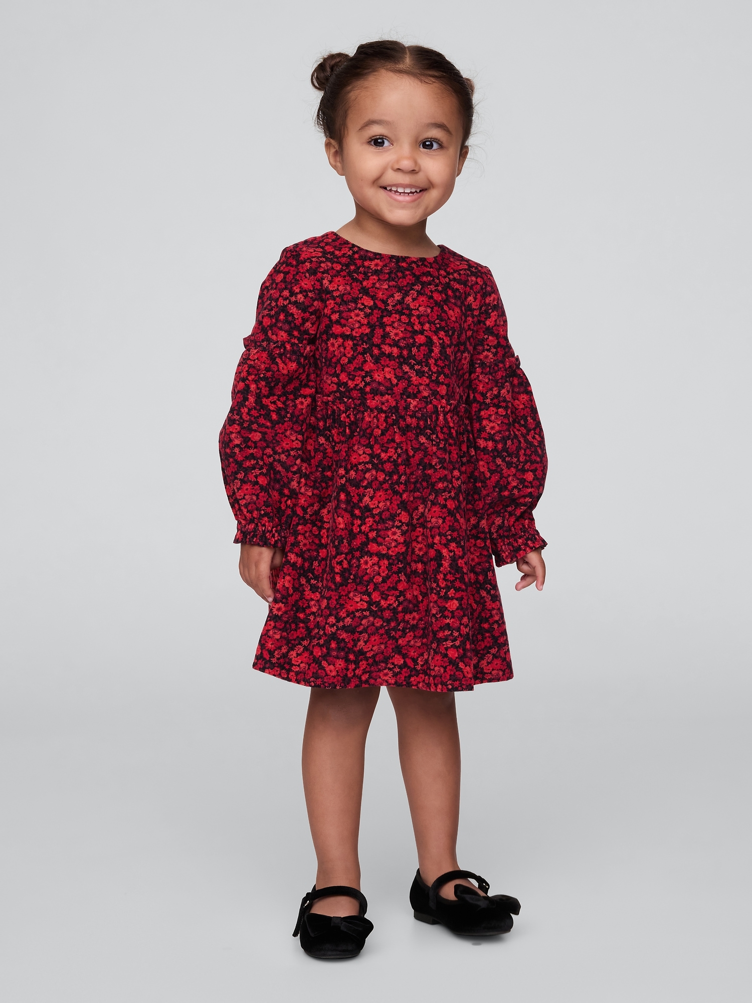 Robe en velours côtelé à volants babyGap