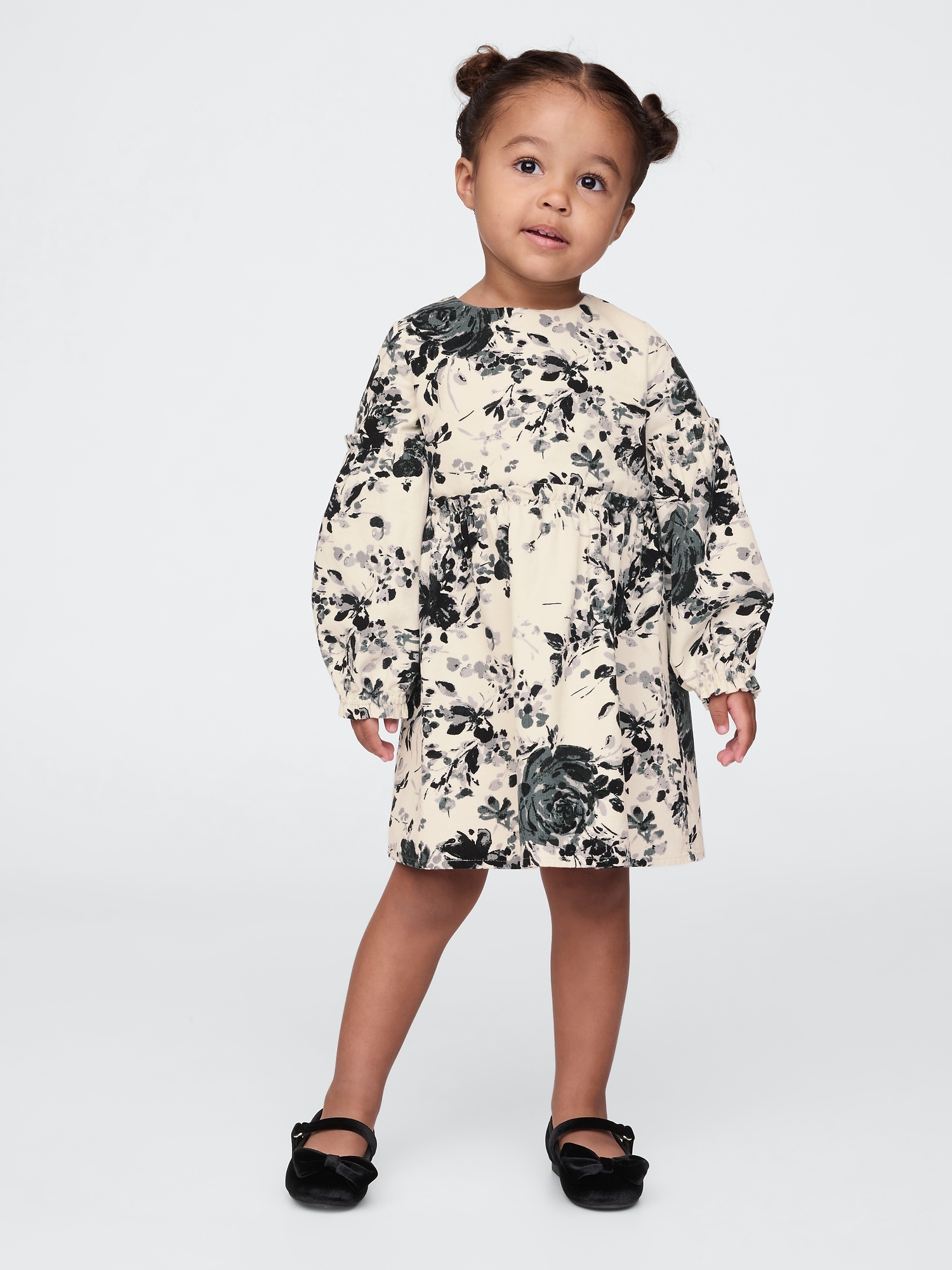 Robe en velours côtelé à volants babyGap