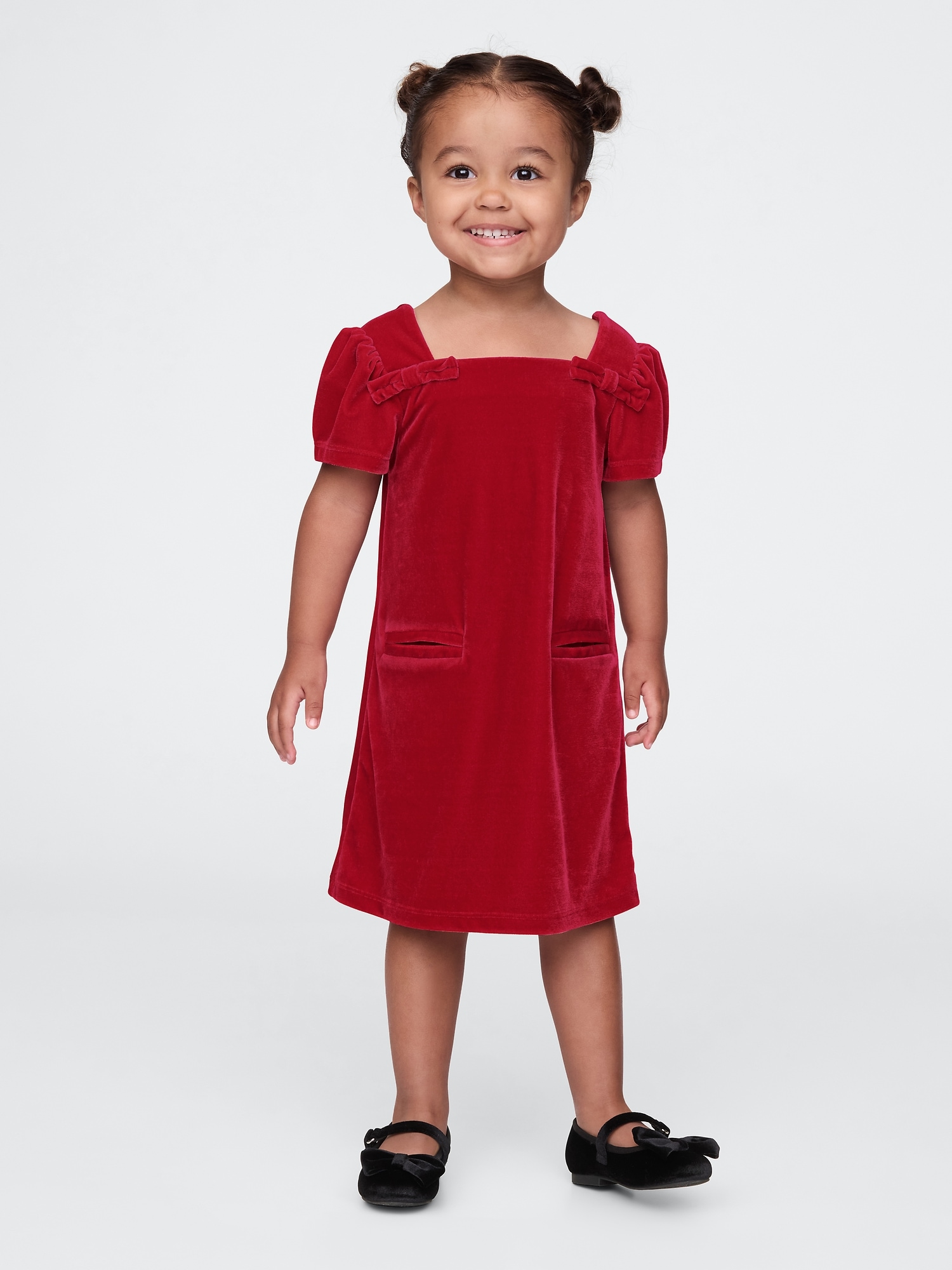 Robe droite en velours à boucle babyGap