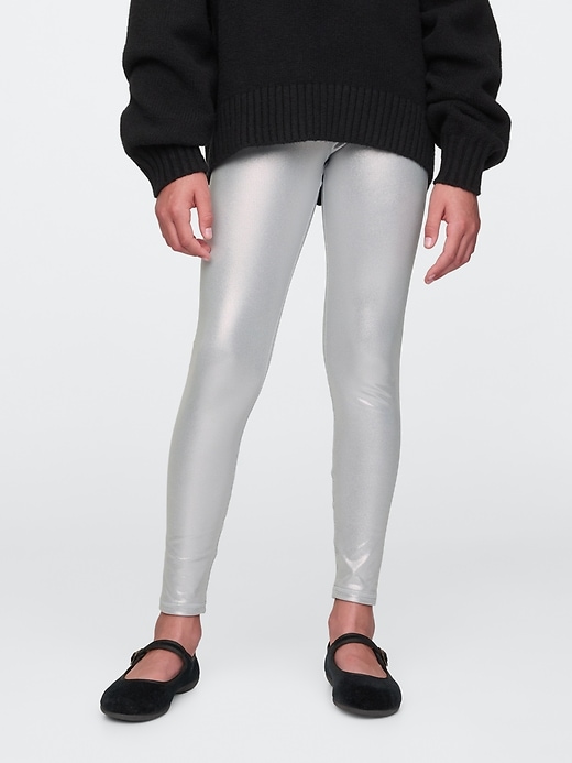 Image number 2 showing, Kids Metallic Leggings