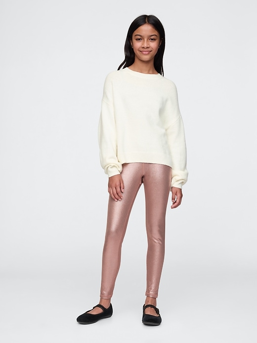 Image number 1 showing, Kids Metallic Leggings