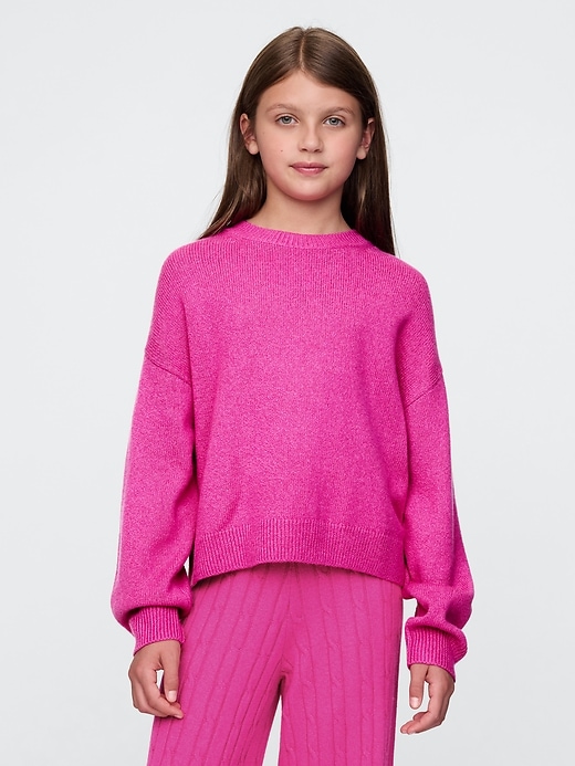 Image number 1 showing, Kids CashSoft Crewneck Sweater