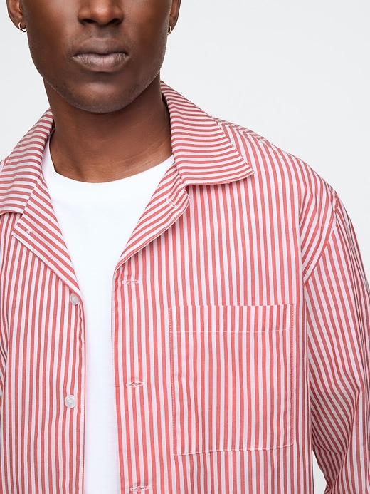 Image number 3 showing, Poplin Big PJ Shirt