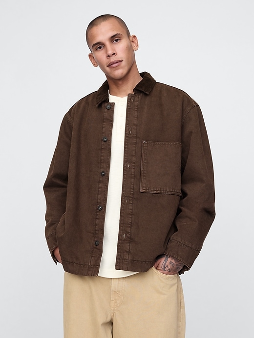 Image number 1 showing, Denim Chore Jacket