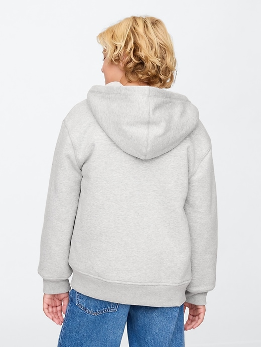 Image number 2 showing, Kids Vintage Soft Sherpa-Lined Zip Hoodie