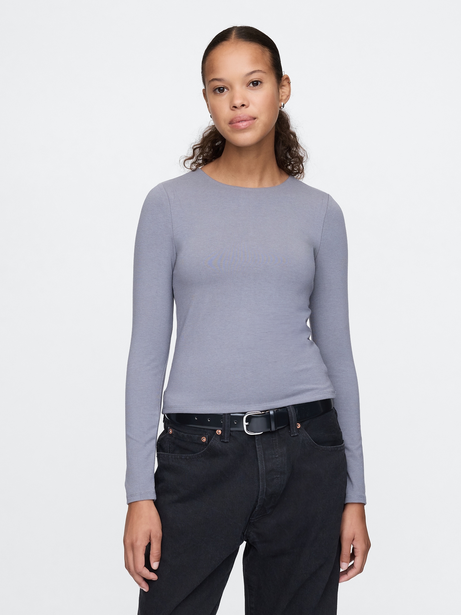 Modern Compact Jersey Cropped T-Shirt