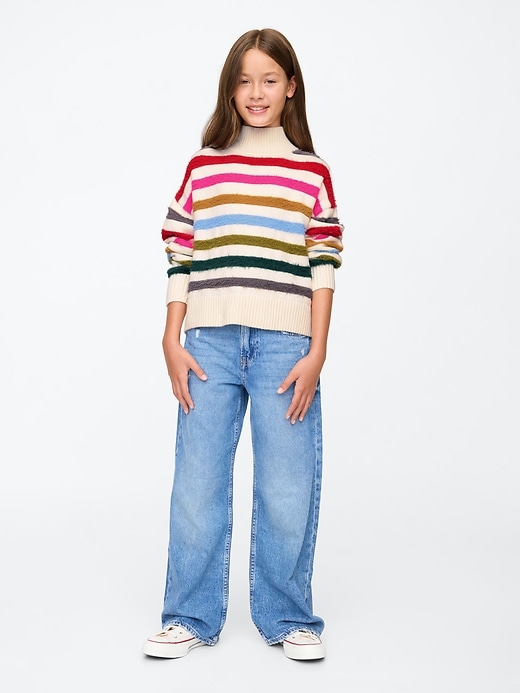 Image number 7 showing, Kids CashSoft Oversized Mockneck Sweater