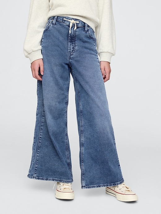 Image number 2 showing, Kids Knit Baggy Jeans