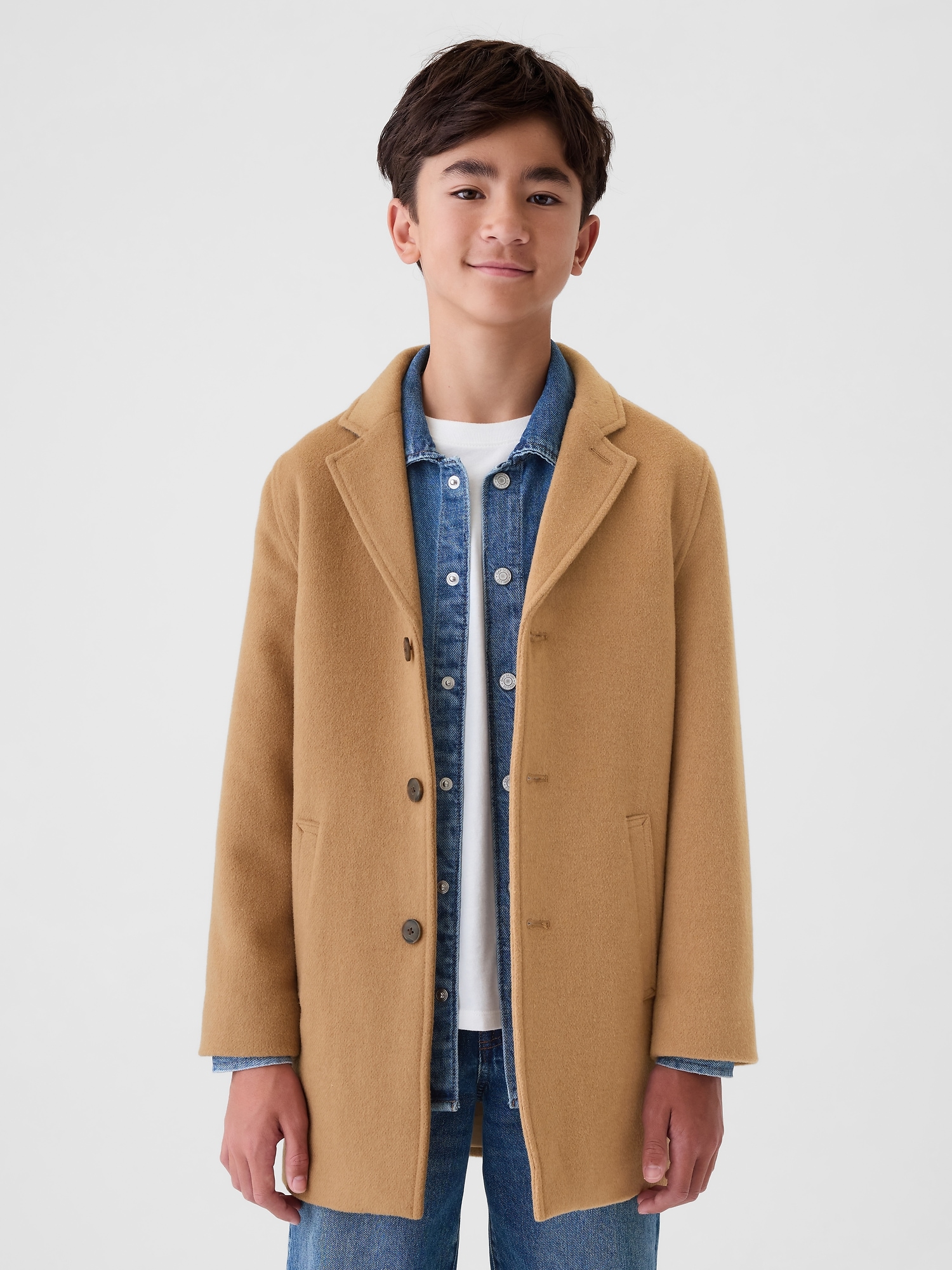 Boys Topcoat by Gap Beige Size M