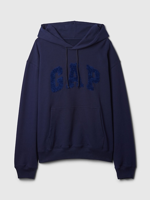 Image number 5 showing, Oversized Chenille Logo Hoodie