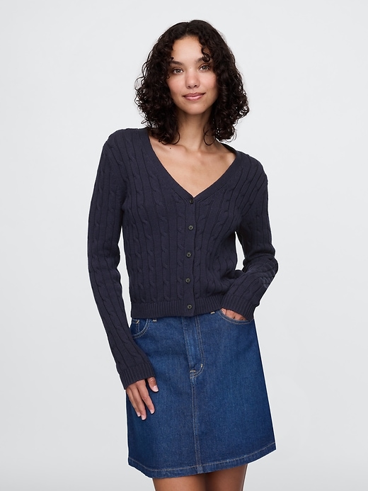 Image number 10 showing, Cable-Knit Cardigan