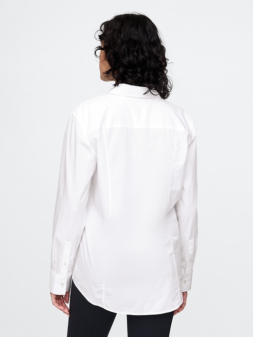 Image number 2 showing, Organic Cotton Poplin Long Shirt