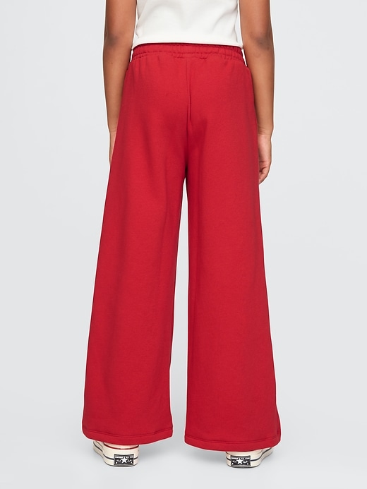 Image number 3 showing, Kids Vintage Soft Wide-Leg Sweatpants