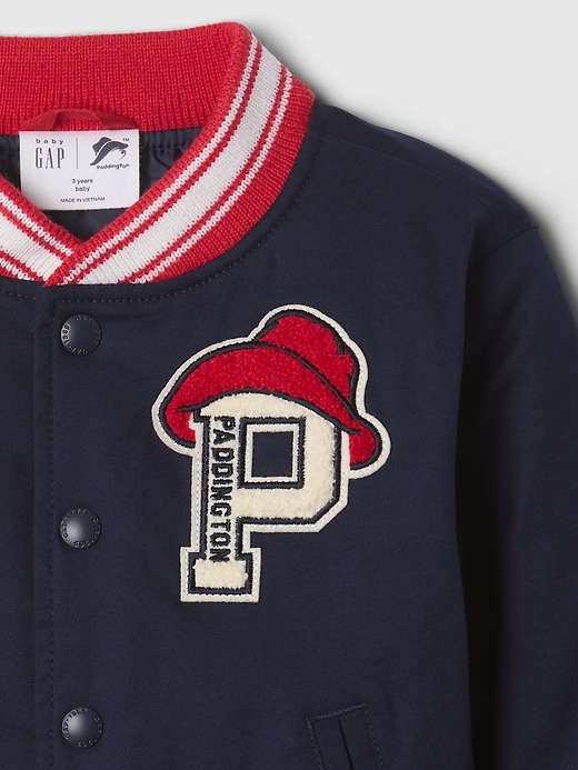 Image number 3 showing, babyGap Paddington Varsity Jacket