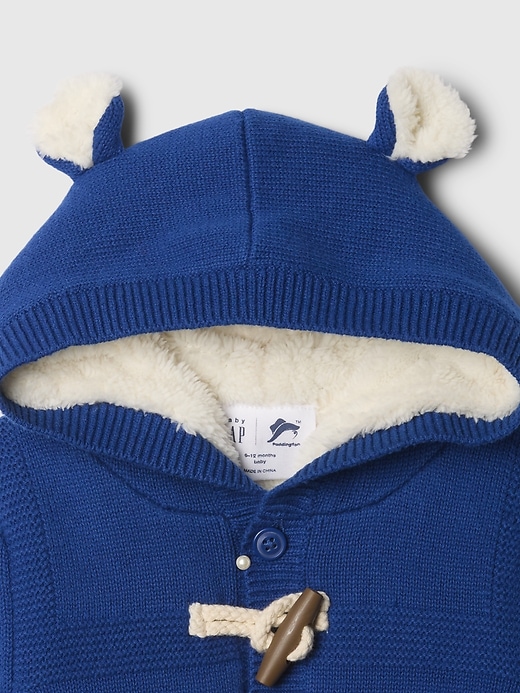 Image number 3 showing, Baby Paddington Toggle Sweater Hoodie