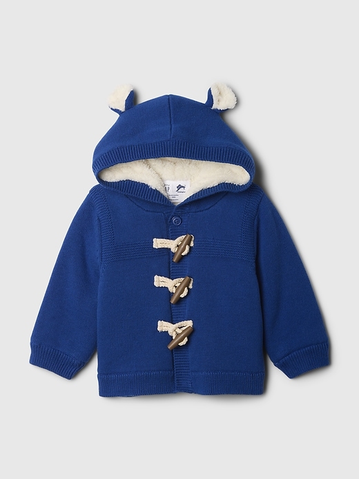 Image number 1 showing, Baby Paddington Toggle Sweater Hoodie