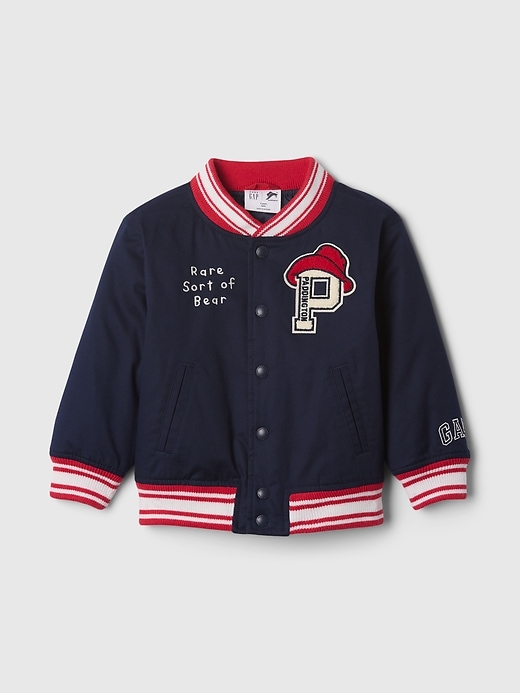 Image number 1 showing, babyGap Paddington Varsity Jacket