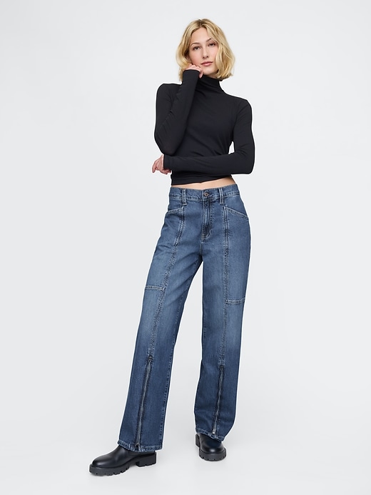 Image number 1 showing, Mid Rise &#39;90s Loose Jeans