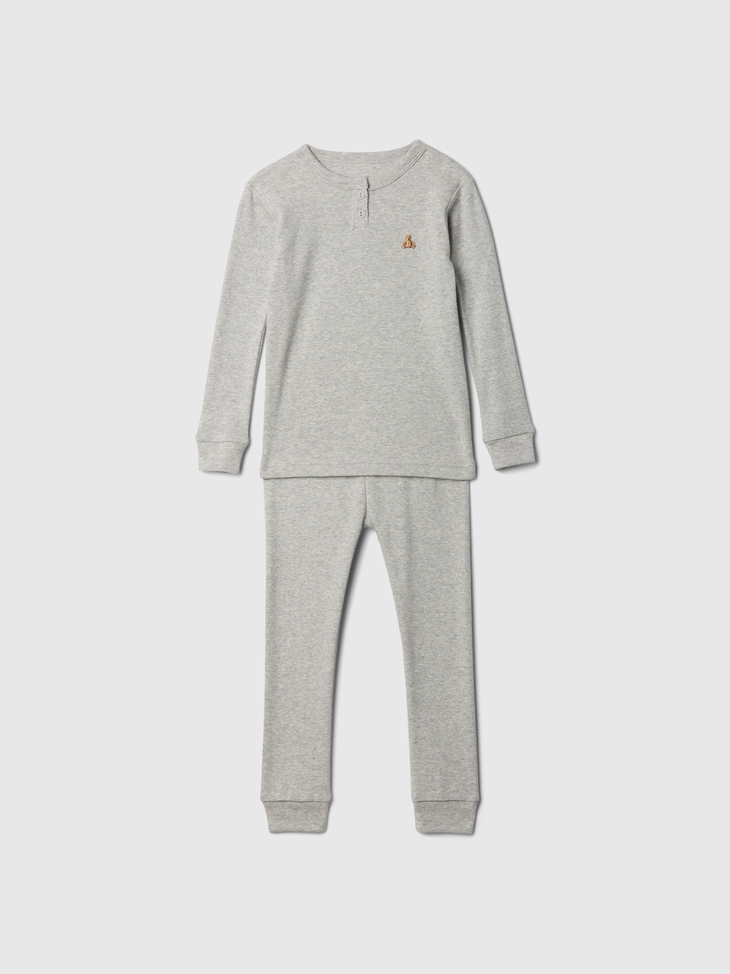 babyGap Organic Brushed Cotton PJ Set - Gray