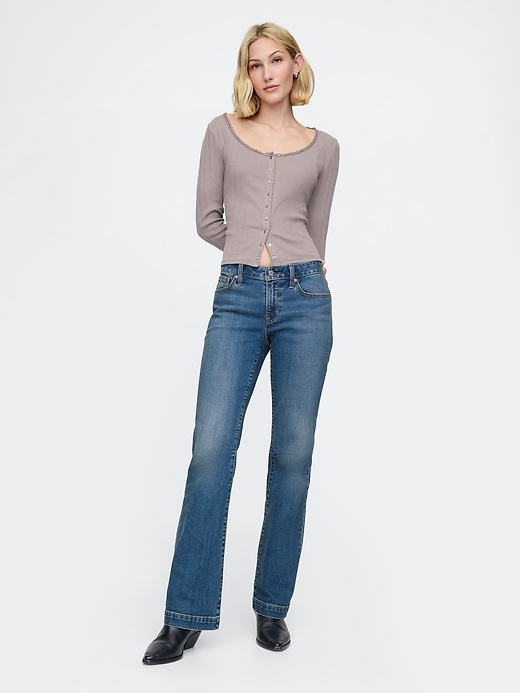 Image number 1 showing, Low Rise Long &amp; Lean Reissue Jeans