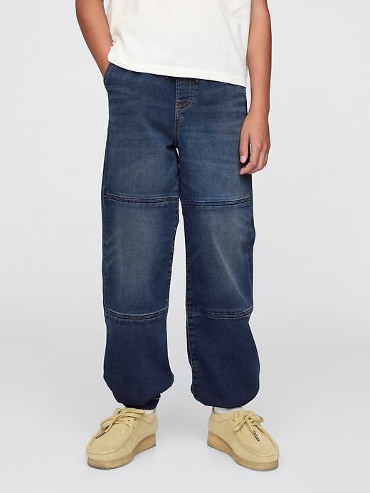 Image number 2 showing, Kids Knit Relaxed Pull-On Jeans