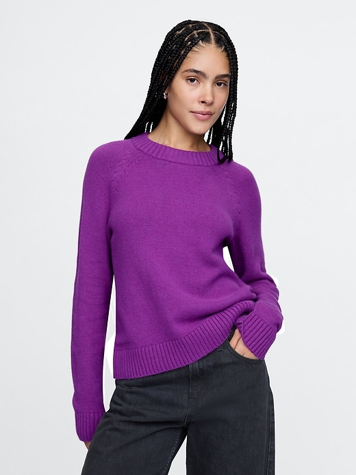 Image number 1 showing, CashSoft Crewneck Sweater