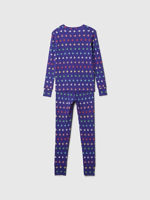 L'image numéro 2 présente Pyjama en coton biologique brossé pour Enfant