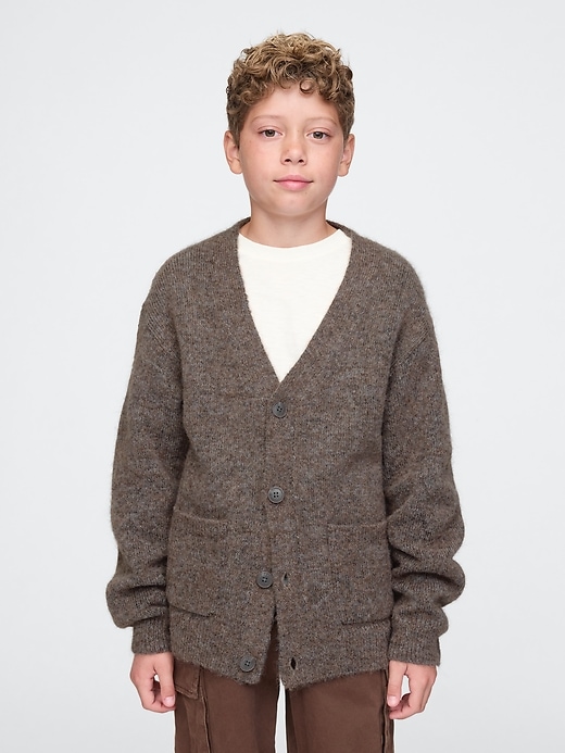 L'image numéro 1 présente Cardigan brossé pour Enfant