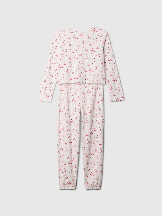 L'image numéro 2 présente Pyjama gaufré en tissu recyclé pour Enfant