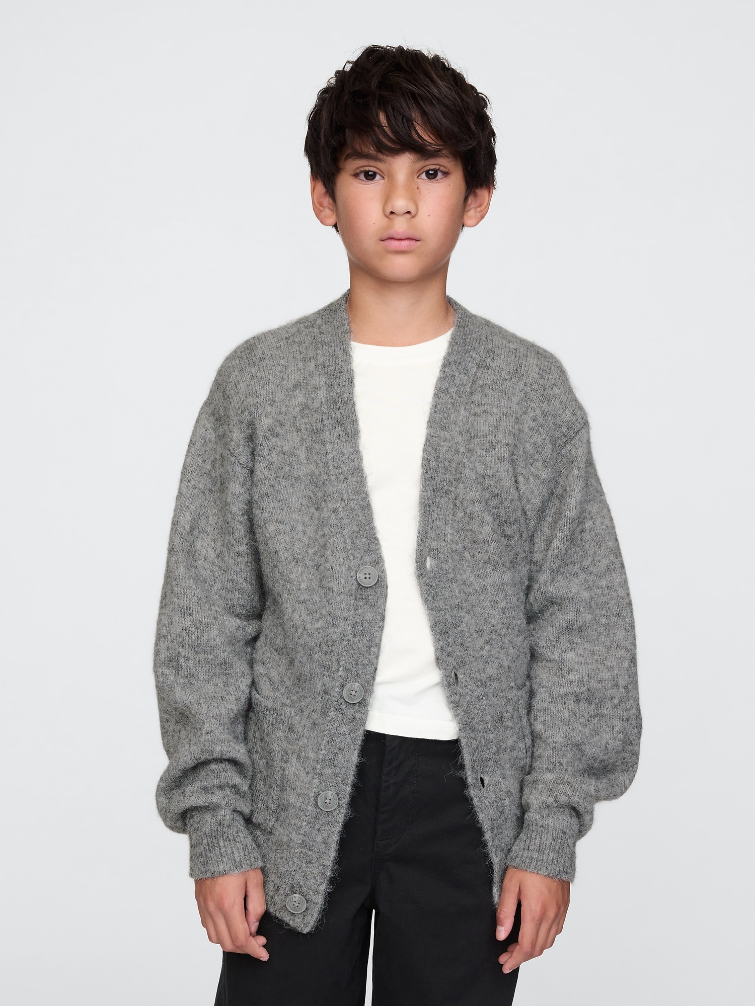 Cardigan brossé pour Enfant