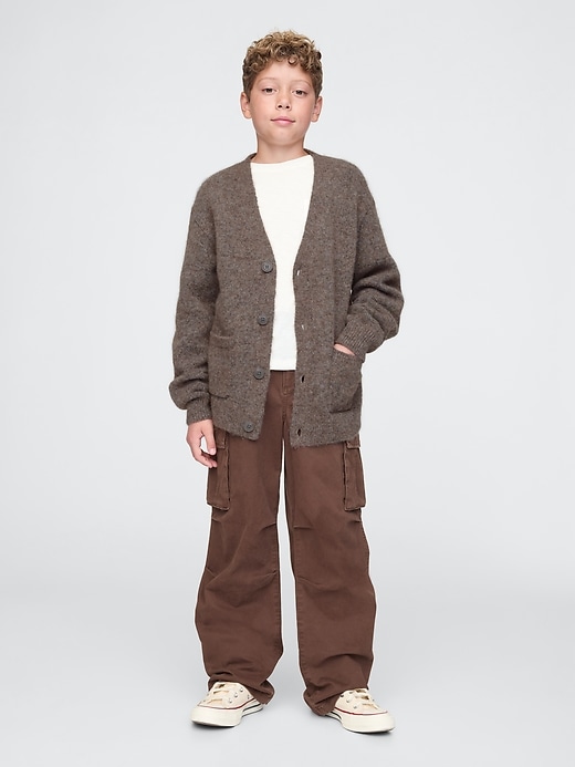 L'image numéro 3 présente Cardigan brossé pour Enfant