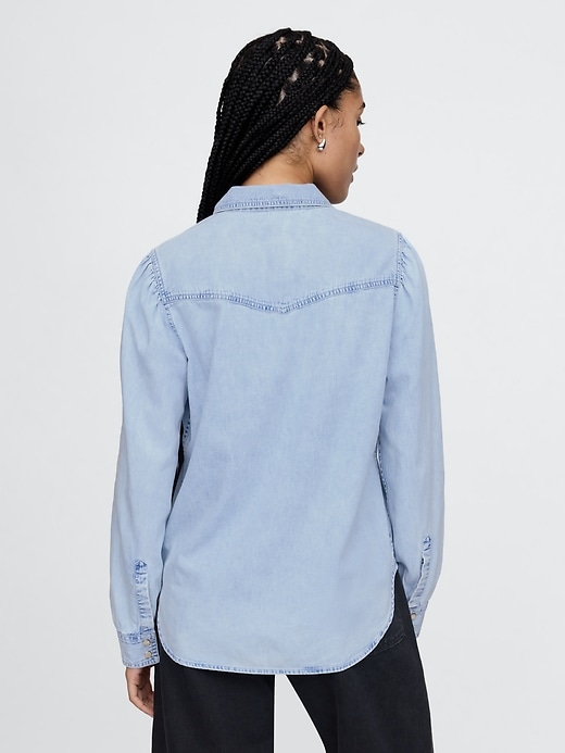 Image number 2 showing, UltraSoft Denim Western Shirt