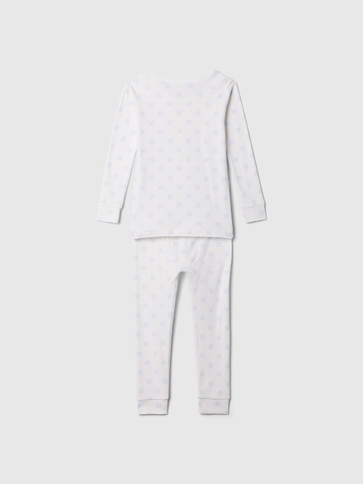 L'image numéro 2 présente Pyjama en coton biologique brossé à motif de princesse Gap x Disney pour Bébé