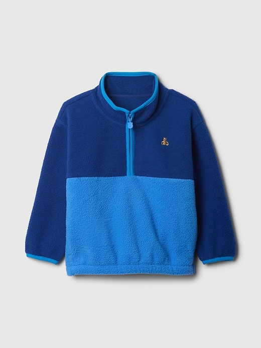 Image number 1 showing, babyGap Sherpa Half-Zip Pullover