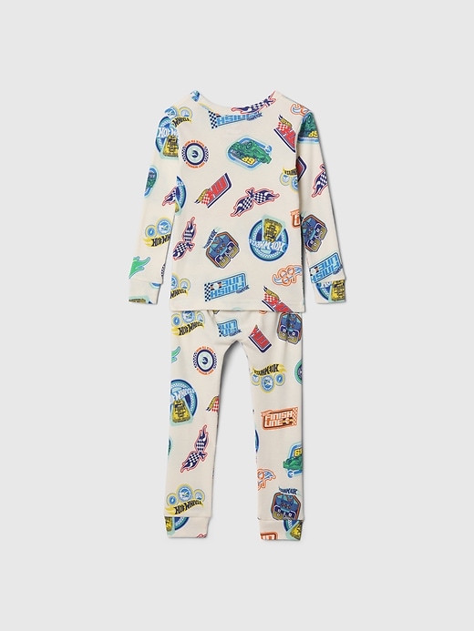 Image number 2 showing, Baby &amp; Toddler Organic Brushed Cotton Hot Wheels PJ Set