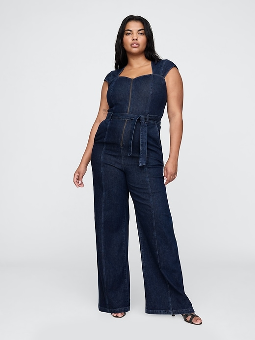 Image number 5 showing, Denim Jumpsuit