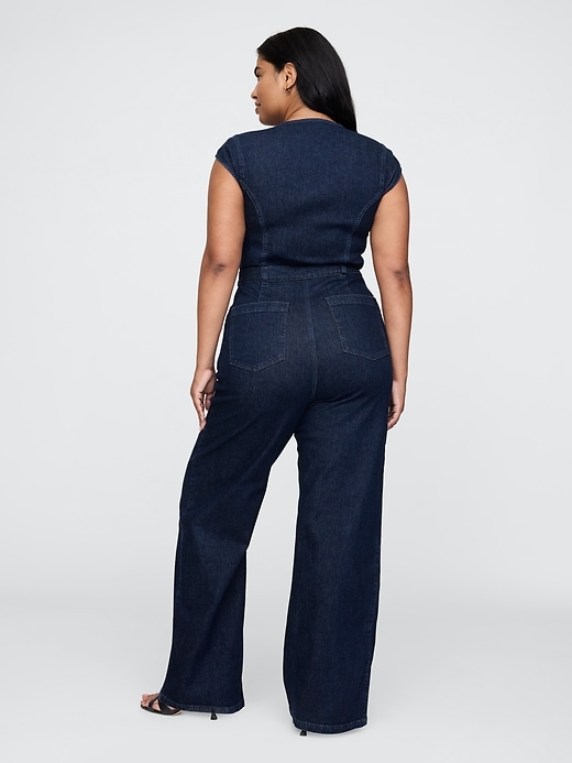 Image number 6 showing, Denim Jumpsuit